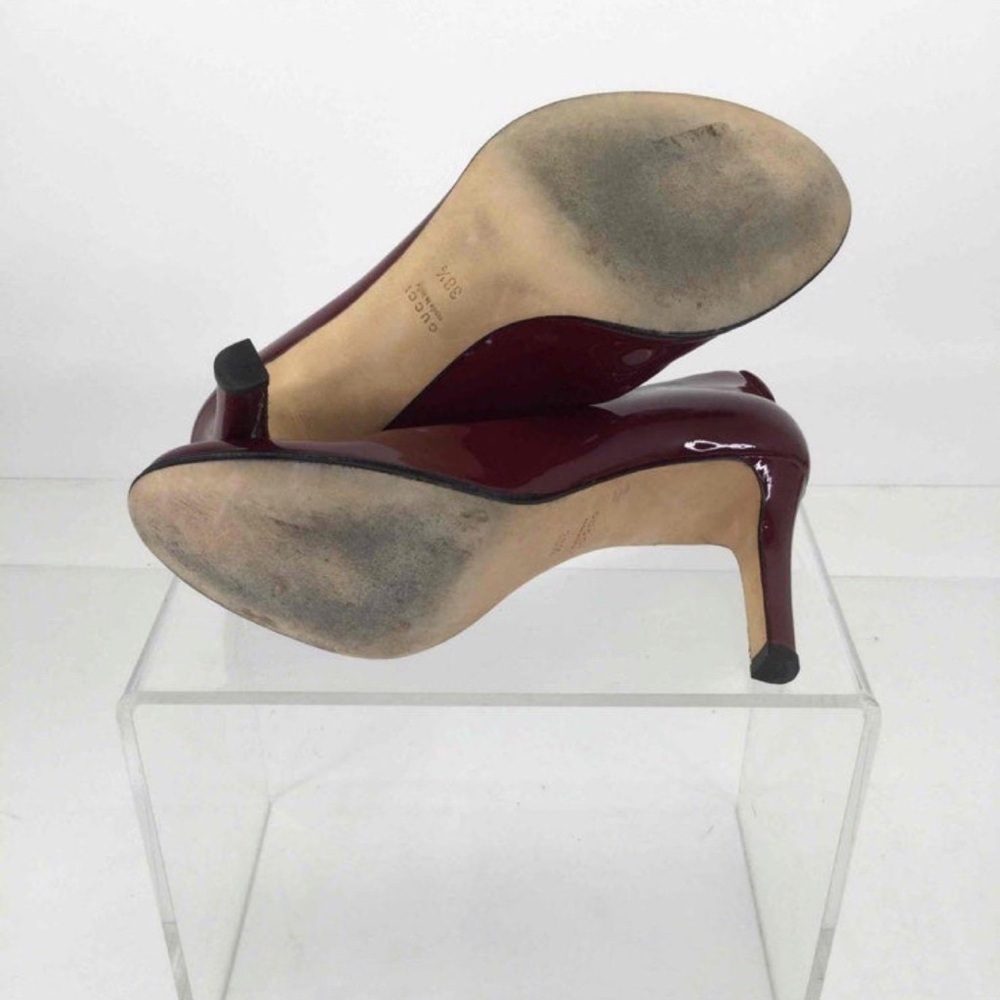 Gucci Burgundy shoes SIZE: 38.5 - Picture 4 of 6